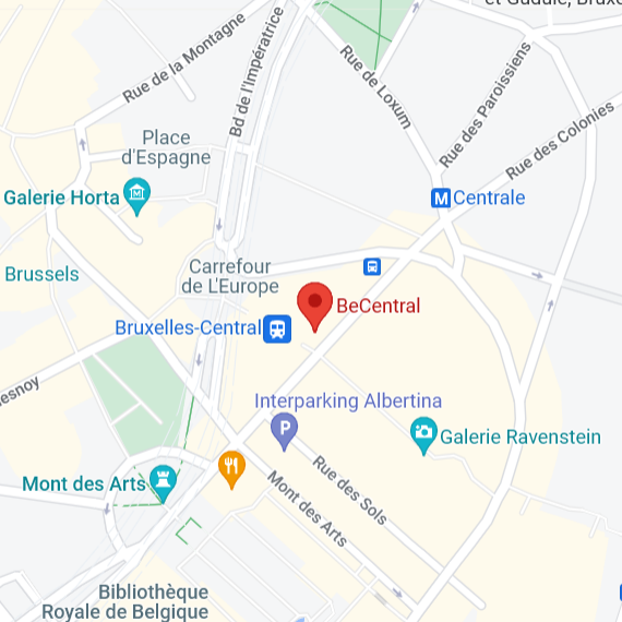BeCentral sur Google Maps