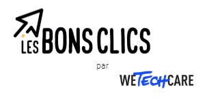 Logo Les bons Clics par WeTechCare
